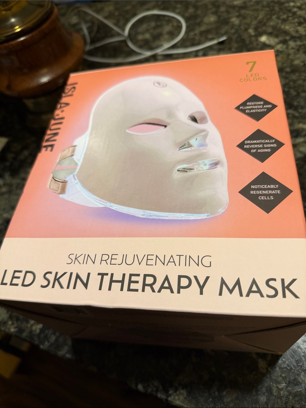 Pink LED Skin Therapy Mask — Skin Rejuvenation